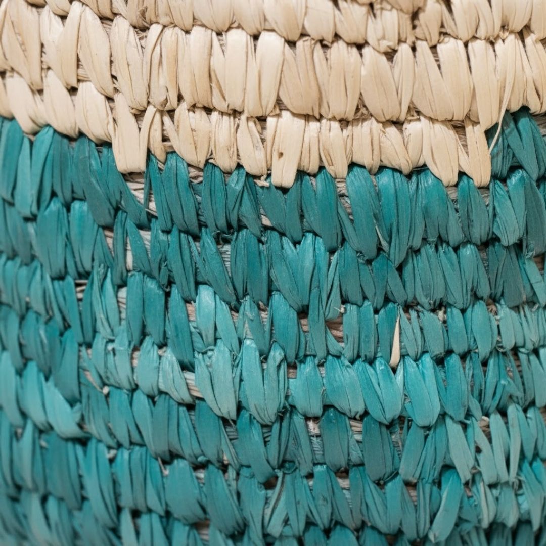 Nature Inspired Palm Leaf Storage Basket